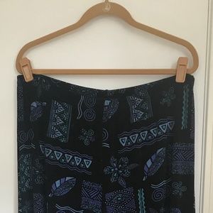 Slinky Brand EUC Size 2X Wide leg Palazzo pant